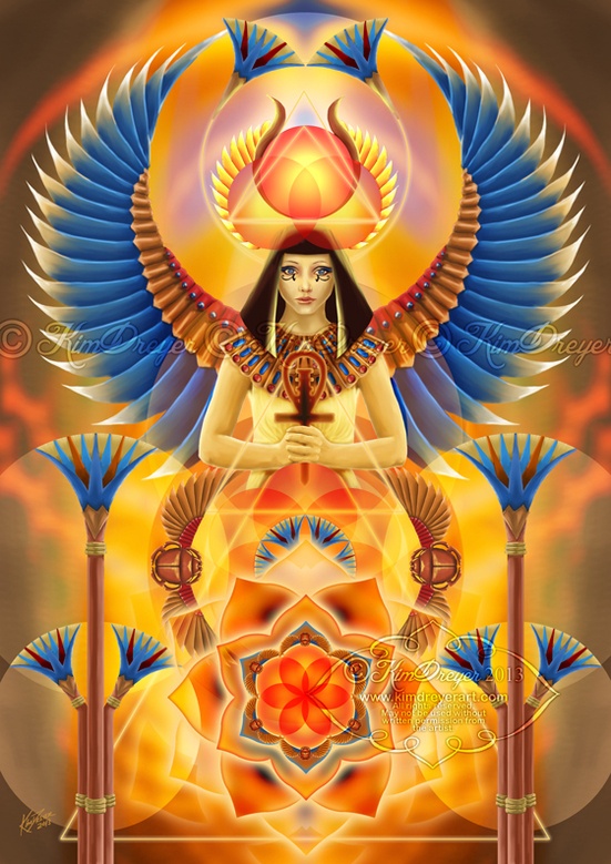 Goddess Isis by Kim Dreyer